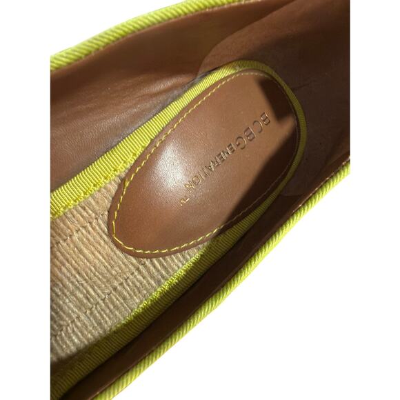 BCBG Women’s Platform Lime Green Wedge Heels Women Size 9 - Picture 4 of 17